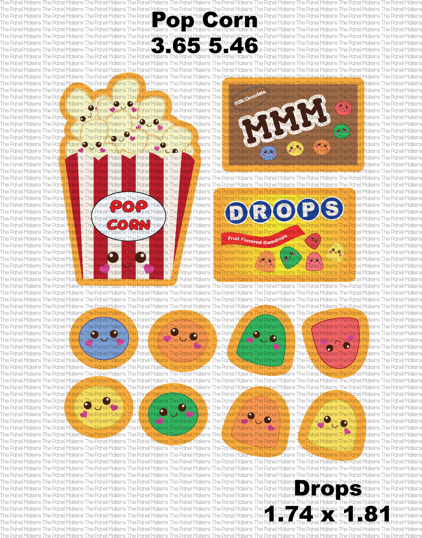Movie Candy DIY Felt Craft Panel