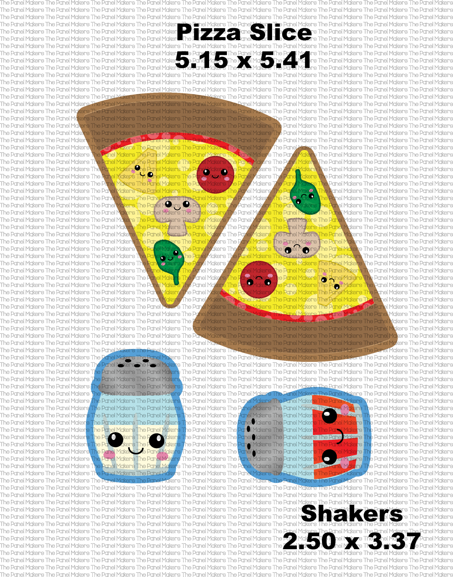 Pizza and Shakers DIY Felt Craft Panel