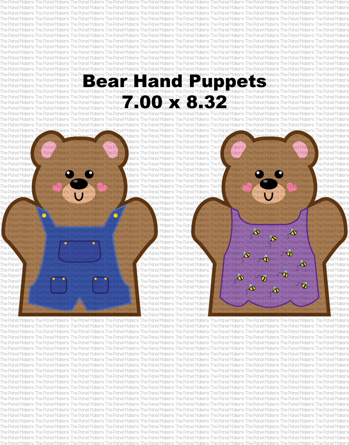 Bear Hand Puppet Panel