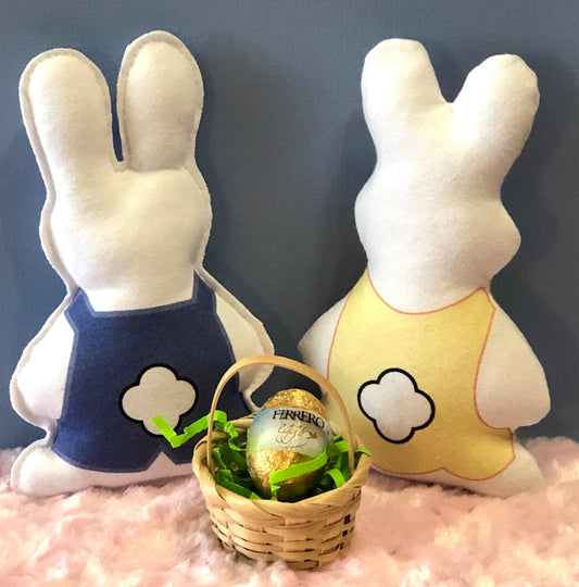 Yellow and Blue Bunnies panel