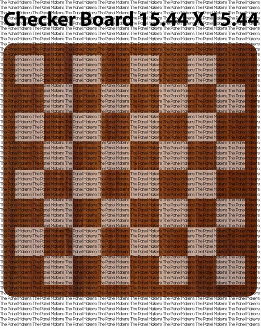Checkerboard panel (Smores/Campfire CHECKERS PIECES NOT INCLUDED)