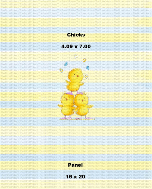 Juggling Chicks Large Panel