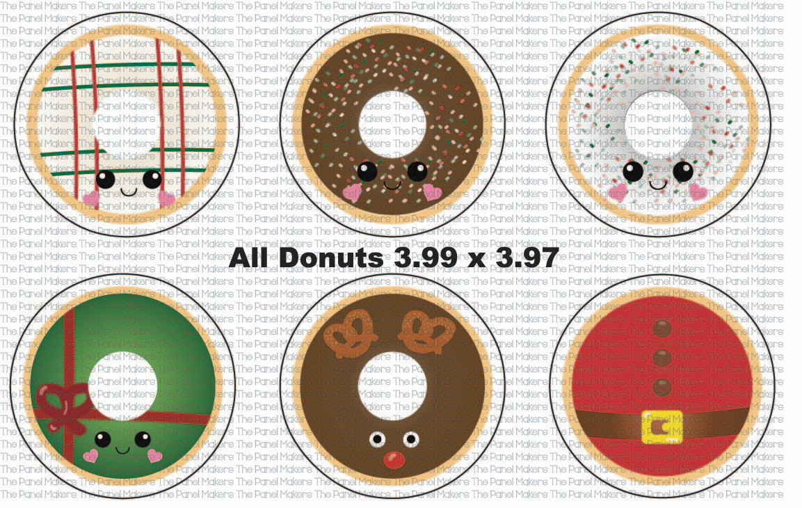 Christmas Donuts panel