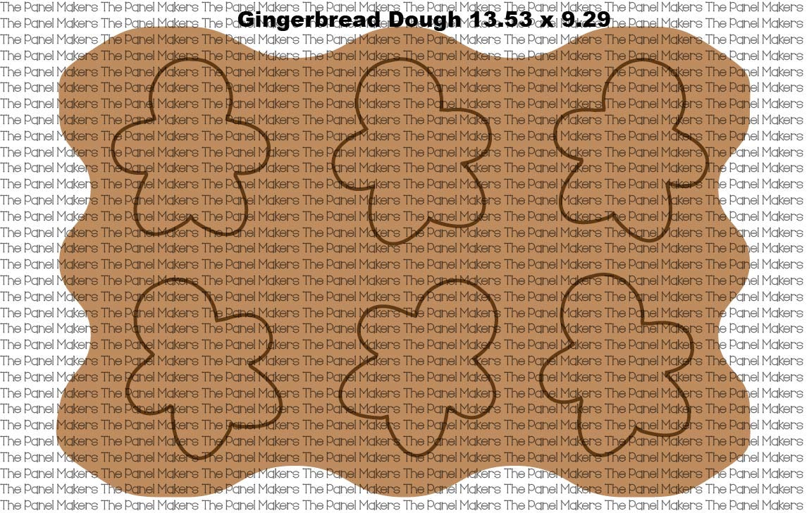 Gingerbread Cookie Dough panel