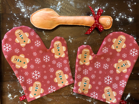 Gingerbread Oven Mitts Panel