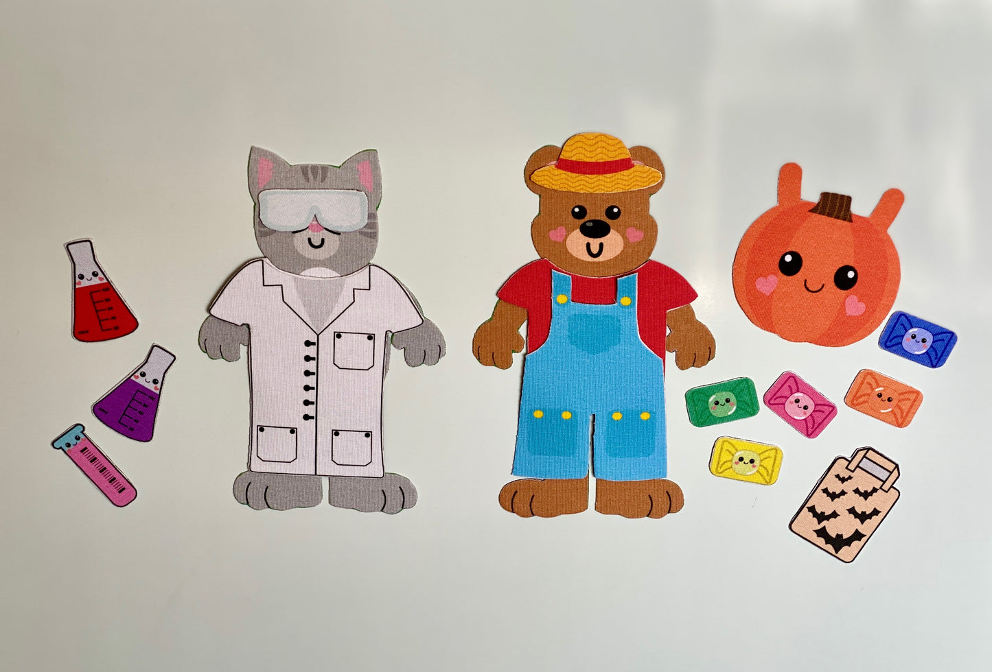 Dress Me Animal Friends Costumes Panel - BEAR AND KITTY NOT INCLUDED
