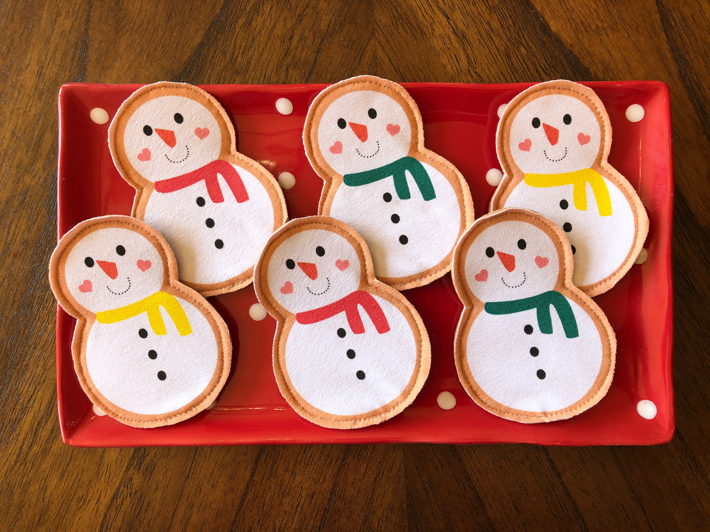 Frosted Snowman Cookies panel