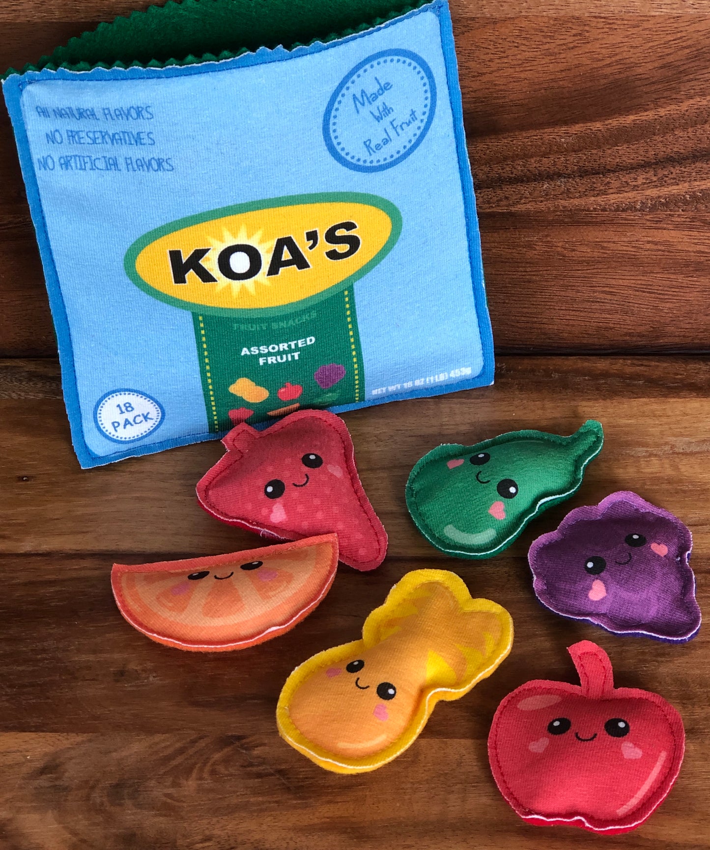 Koa's Fruit Snacks Panel