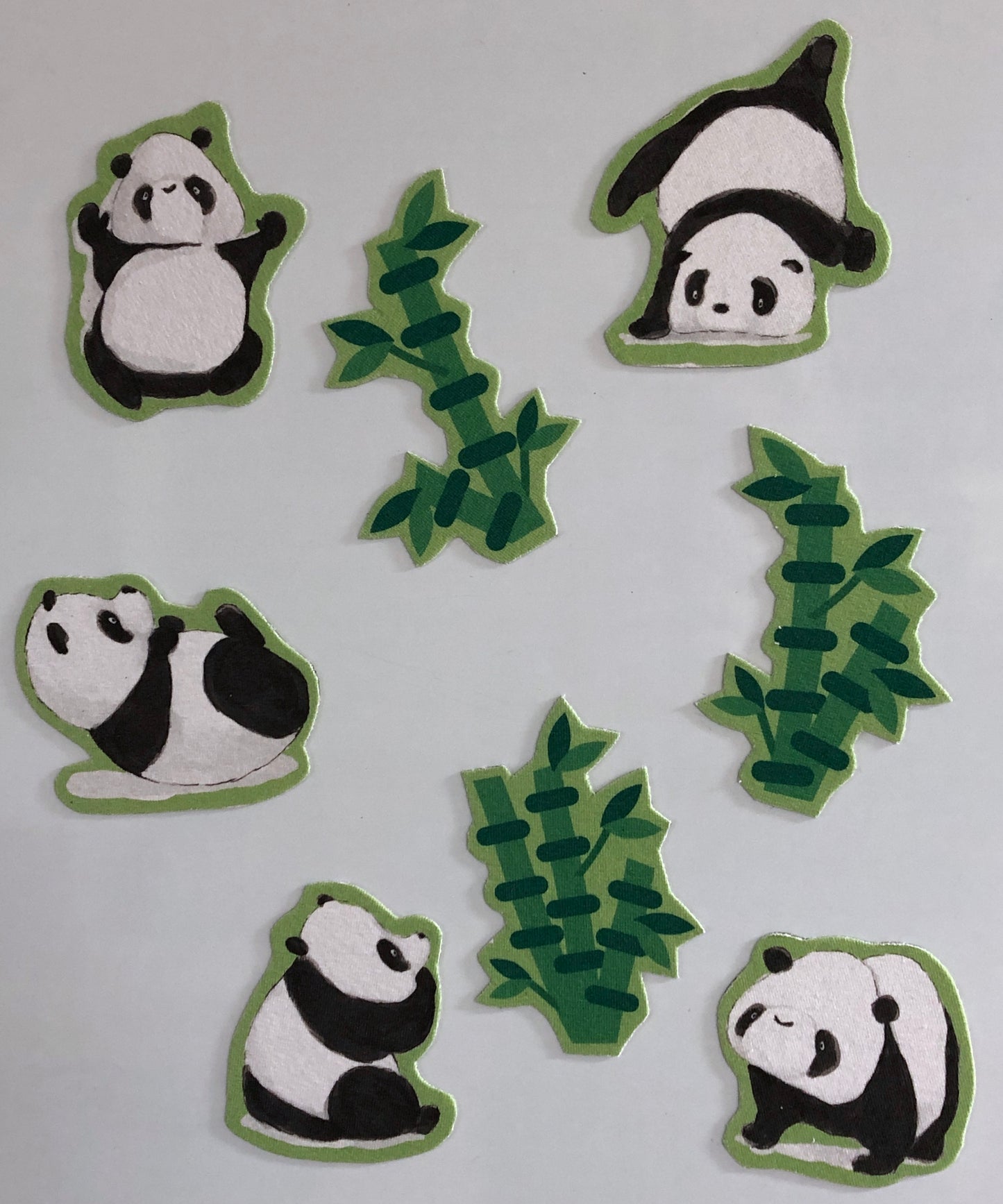 Tumbling Pandas panel