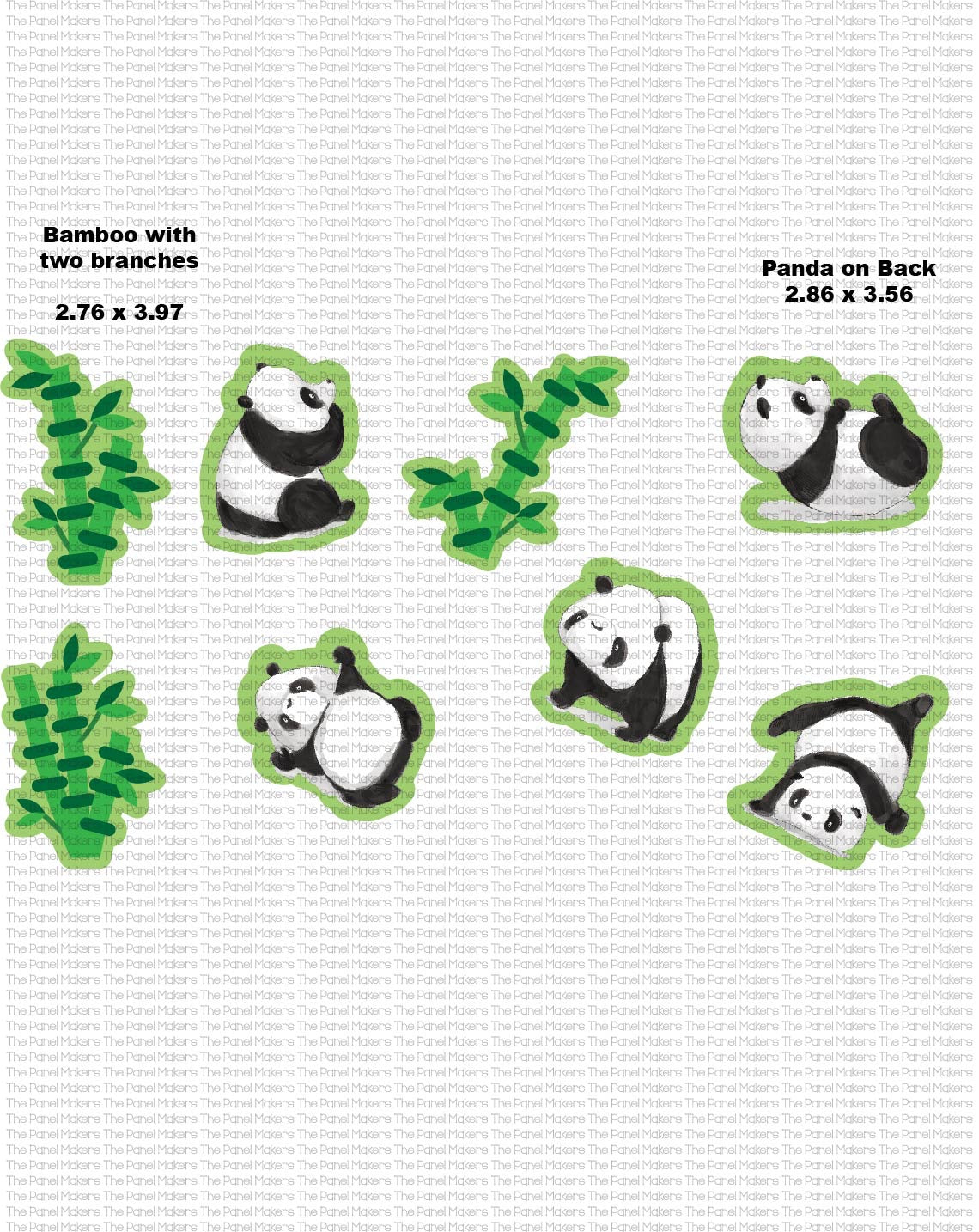 Tumbling Pandas panel