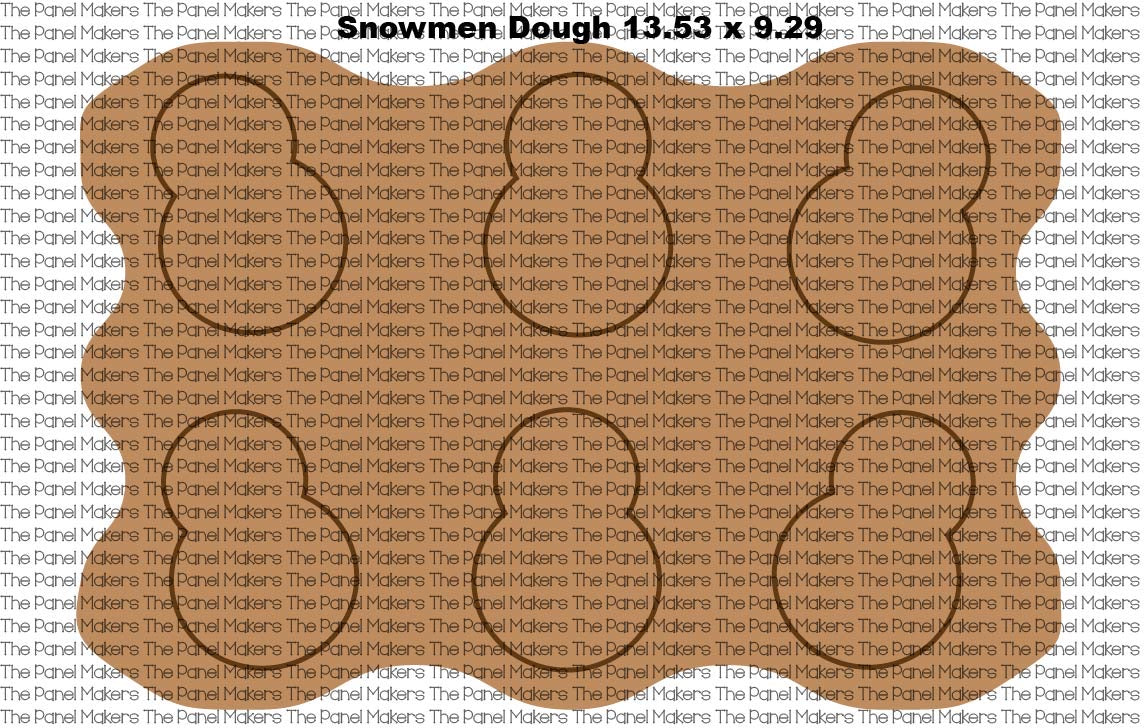 Snowman Dough panel