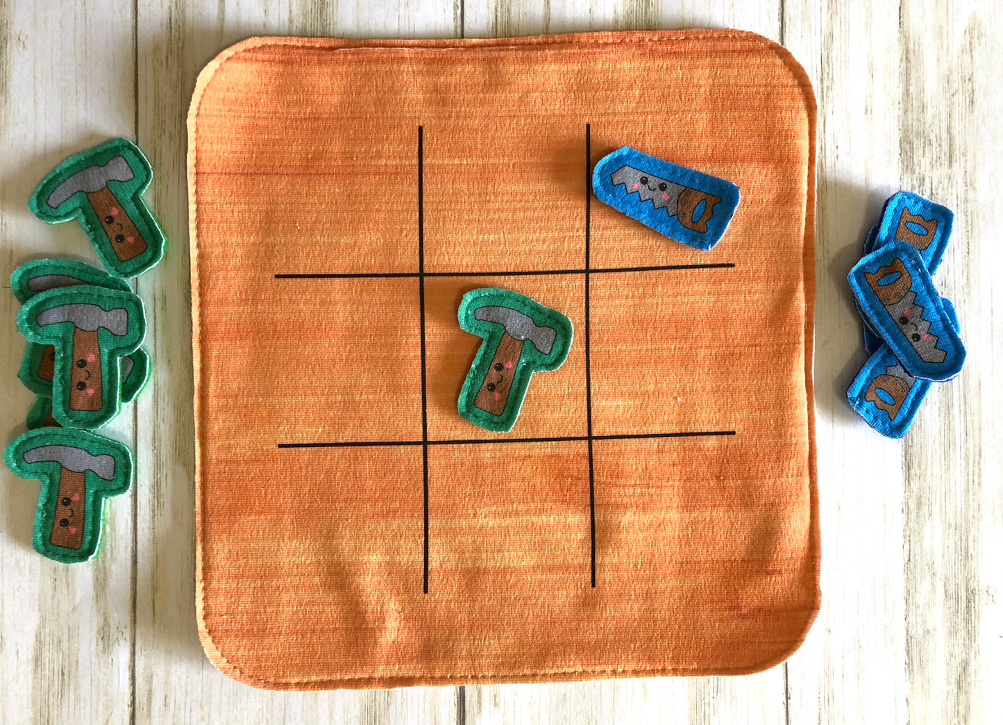 Tools TicTacToe Playing Pieces panel (TICTACTOE BOARD NOT INCLUDED - SOLD SEPARATELY)