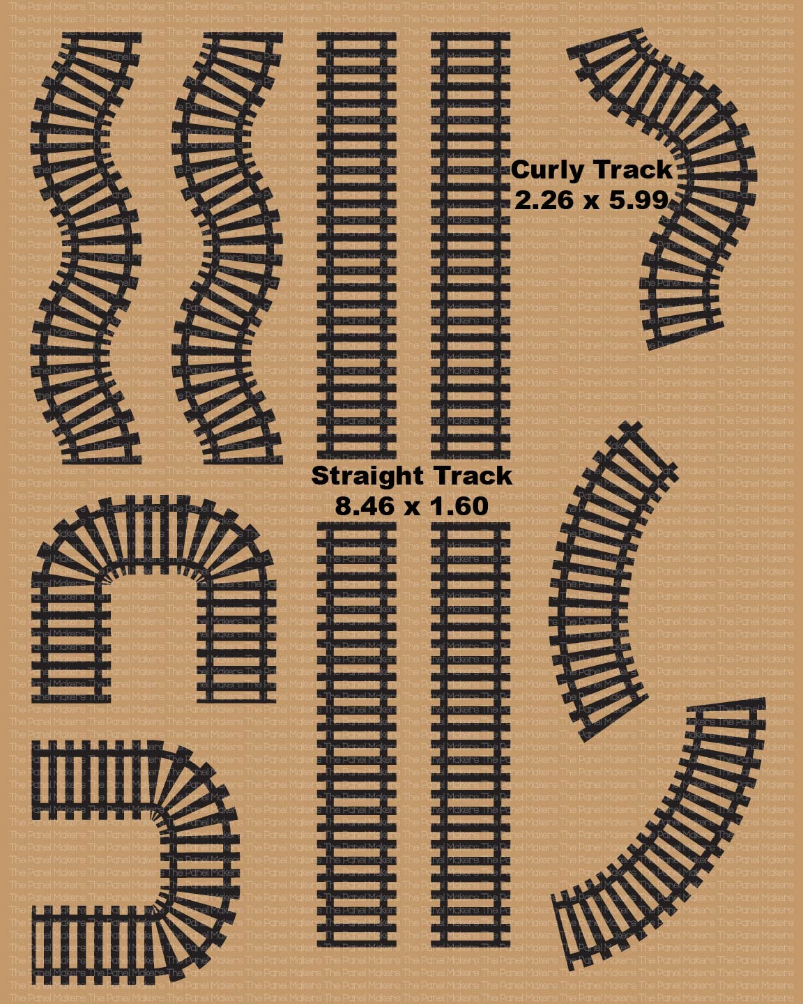 Build Your Train Tracks Panel